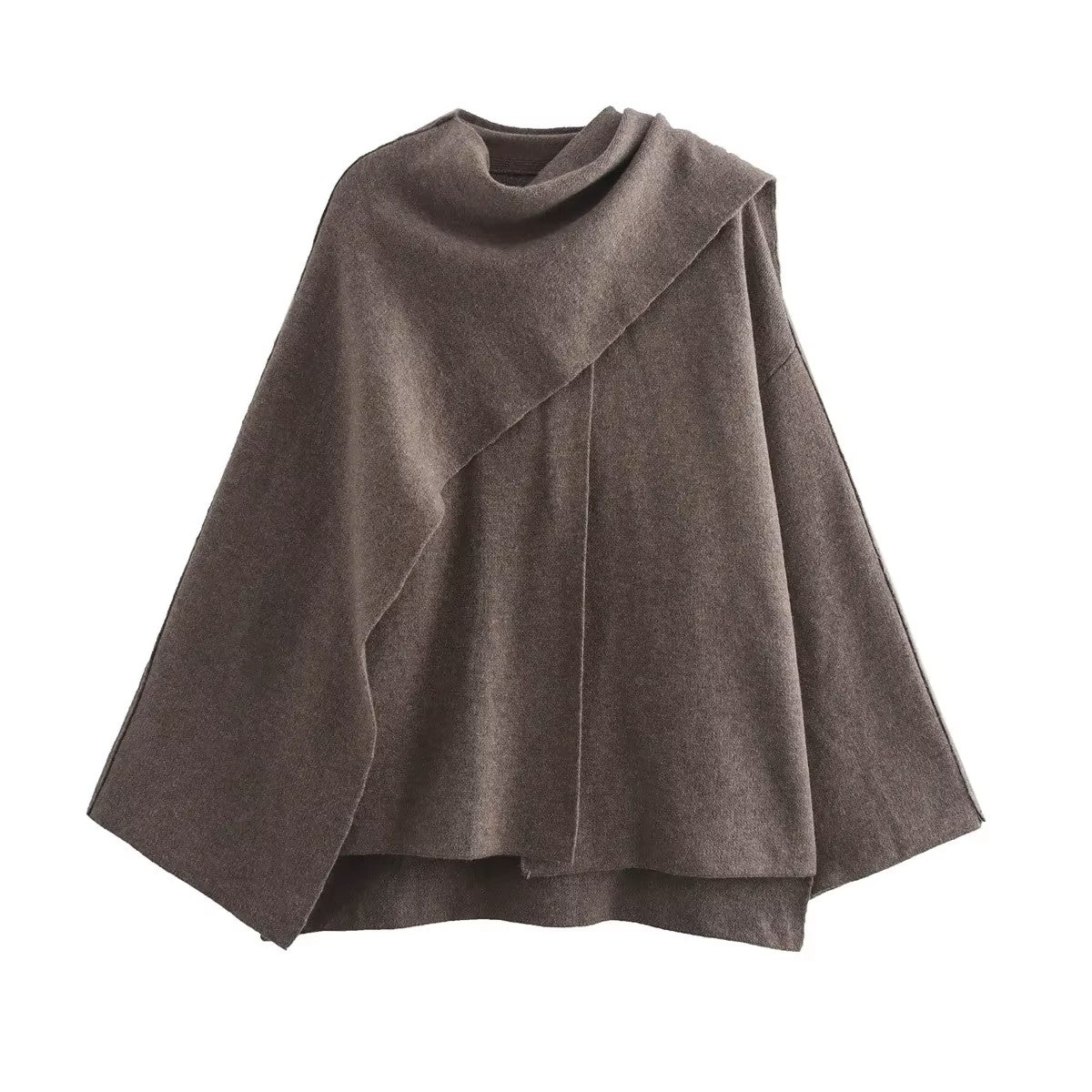 Veste Chic avec Écharpe Cape - NEVADA