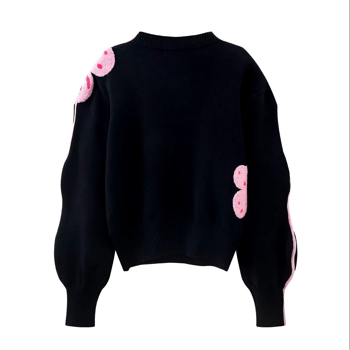 Pull tricoté fleur rétro Pinctade douceur style moderne hiver Paris France